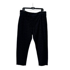 NWT $870 Ann Demeulemeester Men’s Black Jeremiah Panel Trouser Size Large
